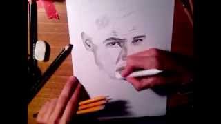 Marlon Brando speed drawing