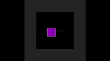 Bouncing squares but the border gets smaller and the square gets bigger