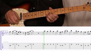 How to Play the Intro and Melody to Rockin' Around the Christmas Tree on Guitar with TAB