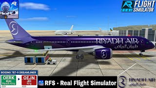 RFS-Real Flight Simulator ✈️ - RIYADH 🇸🇦 To JEDDAH 🇸🇦 -Full Flight-B787-9-RIYADH AIR-FHD-Real Route screenshot 3