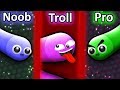 NOOB vs PRO vs TROLL in Slither.io