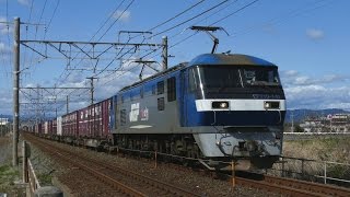 【4K】EF210-141号機の警笛 東海道本線・大谷川踏切