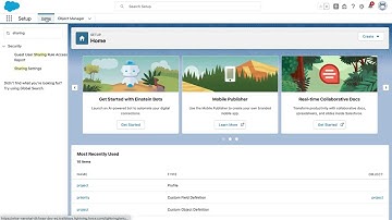 Define Sharing Rules/Create a sharing rule for the Project object
