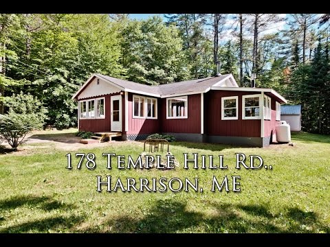 178 Temple Hill Rd., Harrison, ME home video tour