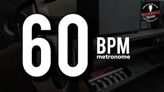 60 BPM | Metronome | &quot;Click&quot; Beat Style | 15 minute Practice Track