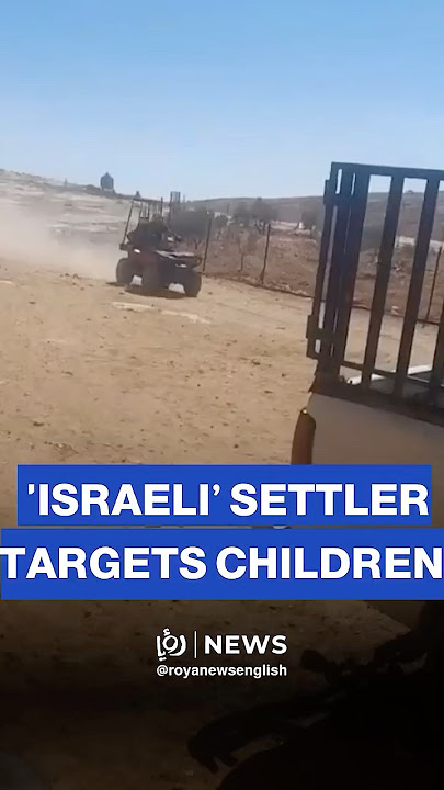 ‘Israeli’ settler tries to run over children in Masfer Yatta