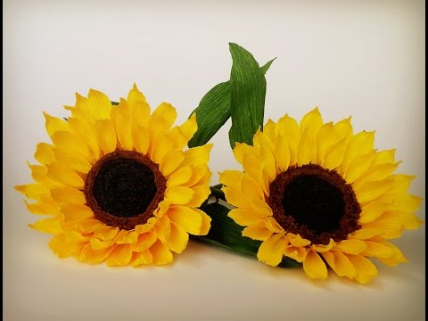 Video: Cómo Hacer Un Girasol De Papel Corrugado