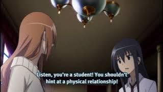 Tsuda as Aria's Boyfriend||Seitokai Yakuindomo Teacher|| Funny anime moment