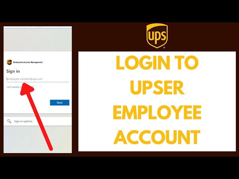 How to Login UPSers Account | UPS Employees Login | Upsers.com