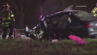 3 killed in crash involving wrong-way driver on I-88 in Aurora early Sunday morning, Illinois State