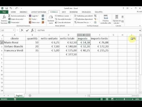 Analisi Dati con Excel 2013 - 8 - Assegnazione nomi a celle e intervalli