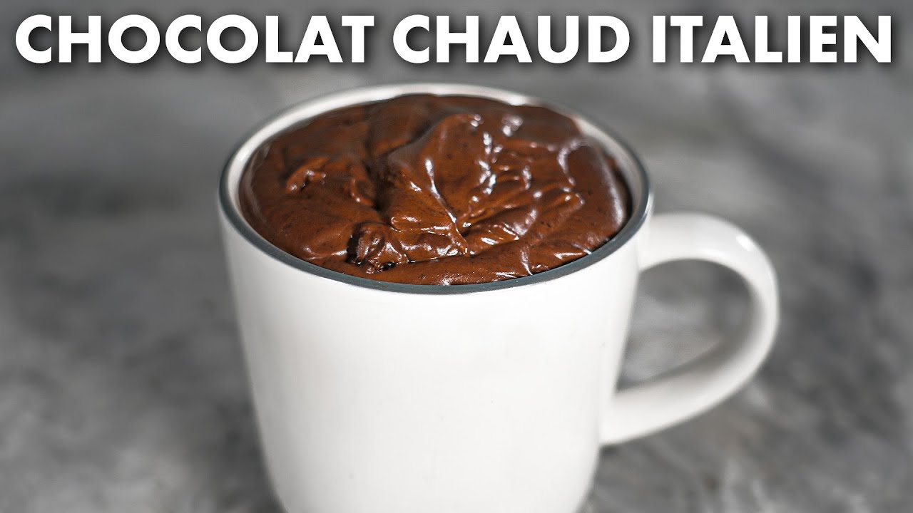 Petits pots de chocolat chaud à l'italienne
