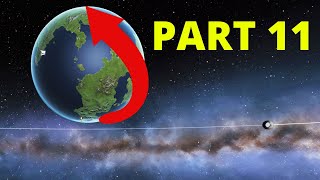 HOW BIG IS A PLANET in Kerbal Space Program? Walk Around Half a Planet (Part 11)