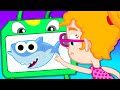 Baby Shark Song & your magic friend Groovy The Martian - Nursery Rhymes Compilation for summer time