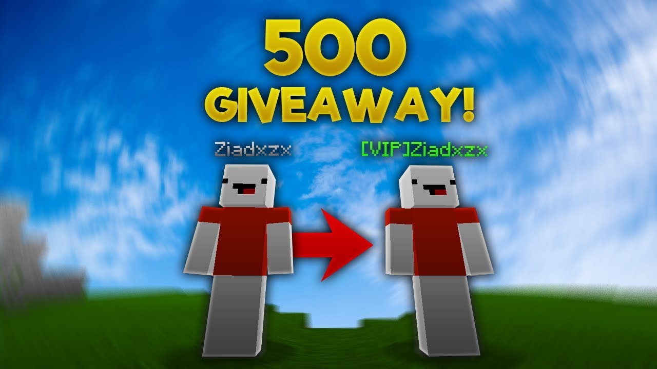 500 Subscriber Giveaway...