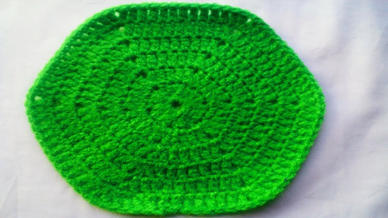 Vídeo tutorial de hexágono de crochet