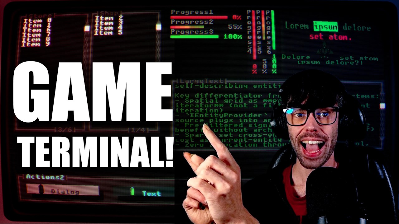 I Built a Retro Terminal UI and Used It as PowerPoint - YouTube