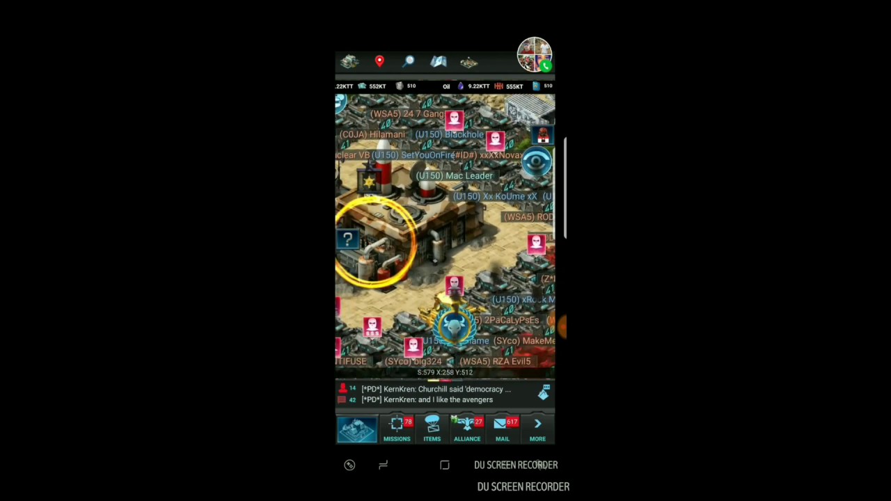 Mobile Strike  - 8.75BT base burning from rally!