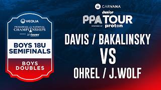 Davis Bakalisnky v Ohrel J Wolf at the 2026 PPA National Championships