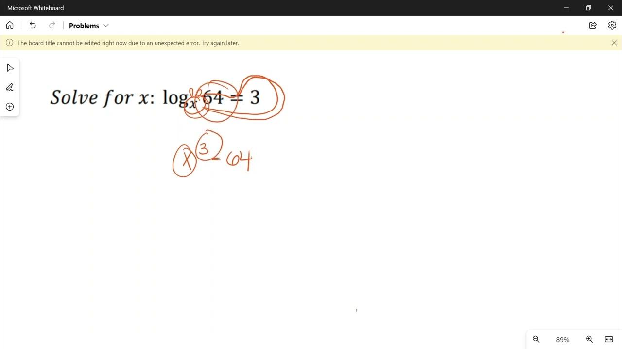 Solve Logx64 3 Which Is An Equivalent Equation