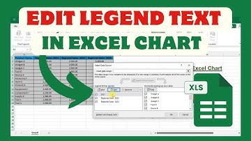 How to Edit Legend Text in an Excel Chart