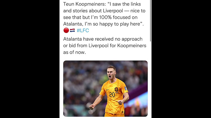 Teun Koopmeiners: "I saw the links and stories about Liverpool
