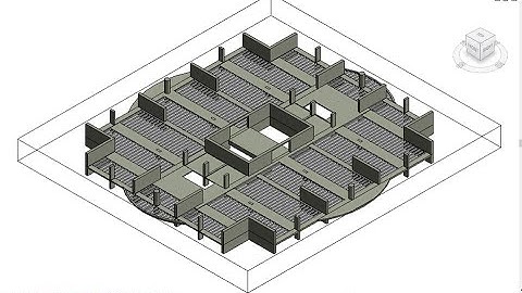 23-one Way Hollow Block in Revit || رسم البلاطات ذات الاعصاب فى اتجاه واحد داخل الريفت