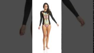 Body Glove Active Culture Sand Bar Long Sleeve One Piece Swimsuit | SwimOutlet.com