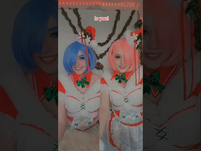 ALL I WANT FOR CHRISTMAS | Rem & Ram #cosplay | Re:Zero − Starting Life in Another World