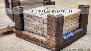 DIY Drink Coasters and a Holder