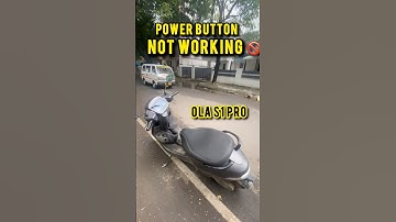 🛵Ola s1 pro power button not working 🚫 #shorts #shortsfeed #ola #olaelectric