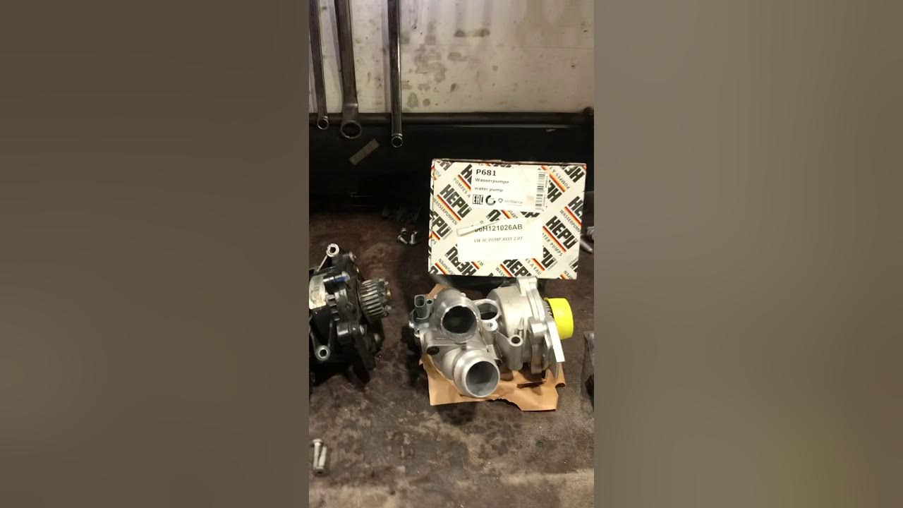Audi A3 water pump replacement the easy way - YouTube
