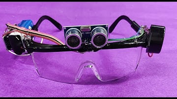 👓How to make Smart Glasses for Blind People🚨Obstacle detectorUsing Ultrasonic Sensor #shorts #viral