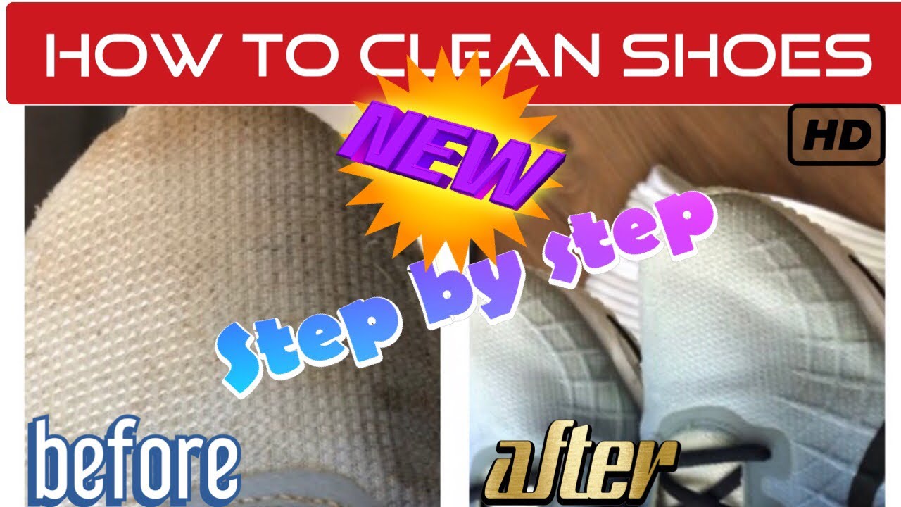 how to correctly clean dirty shoes YouTube
