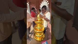Soon These Golden Kalashas Will Shine on the Temple Shikhara! ✨
