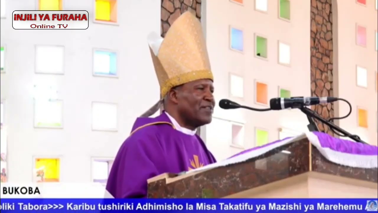 Alichokisema rais wa TEC msibani kwa hayati askofu mkuu Novatus Rugambwa, Bukoba