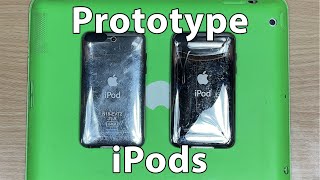 I look at some Prototype iPods.