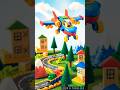 Helicopter, Jet & Airplane ✈️ Toy Vehicles for Kids #shorts #shortfeed