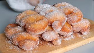 No egg? no problem! Easy Twisted Donut without egg / Basic Donut / How to make Twisted Donut