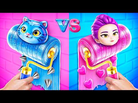Metamorfoza i zwiedzanie pokoju Rumi! K-pop Demon Hunters vs Saja Boy