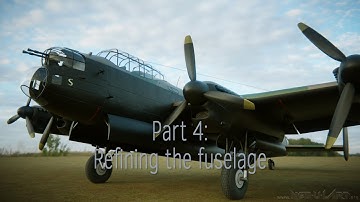 Modelling an Avro Lancaster in Blender 2.9 (part 4 of 16)