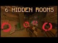 6 Hidden Rooms In Minecraft!