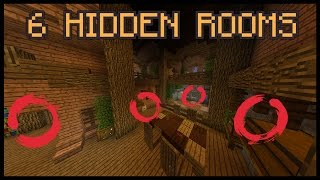 6 Hidden Rooms In Minecraft!