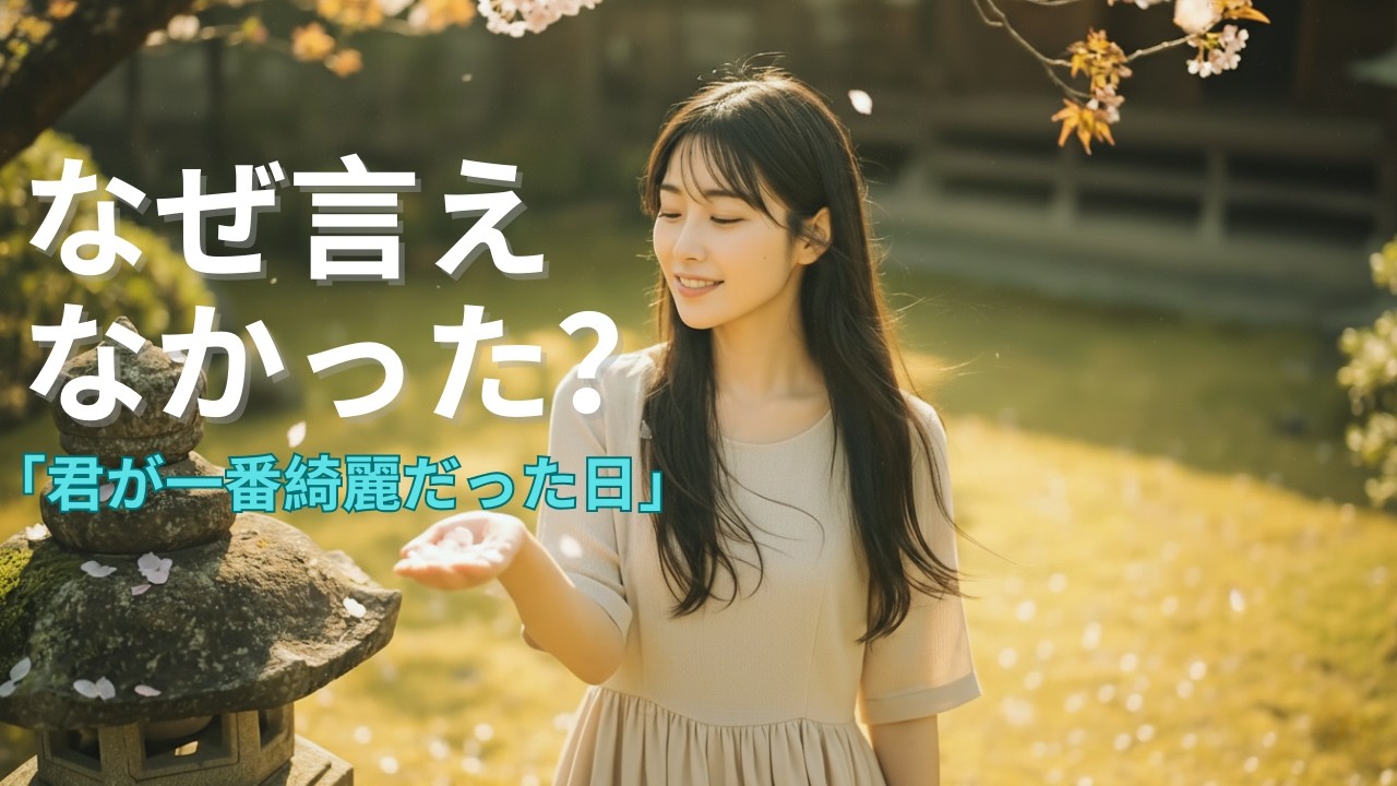 もしあの日に戻れたら…【失恋ソング】「一番綺麗だった日」