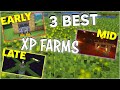 3 of the best minecraft xp farm 118  early mid  late game xp farms block by block