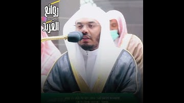 تلاوة هادئة الشيخ ياسر الدوسري  *ولله الاسماء الحسنى فادعوه بها