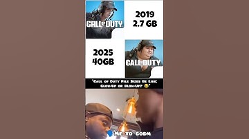 File size of Codm 2019 vs 2025 #shorts #viral #trending #codm