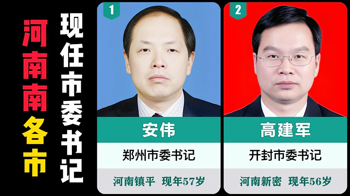 河南省各地市委书记 - 天天要闻