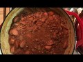 OLD SCHOOL RED BEANS AND RICE WITH SMOKED HAM HOCKS AND SAUSAGE