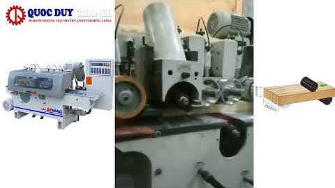 DOUBLE SIDE PLANER WITH MULTIPLE RIP SAW MACHINE